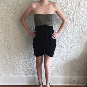 BP Soprano strapless tulip dress